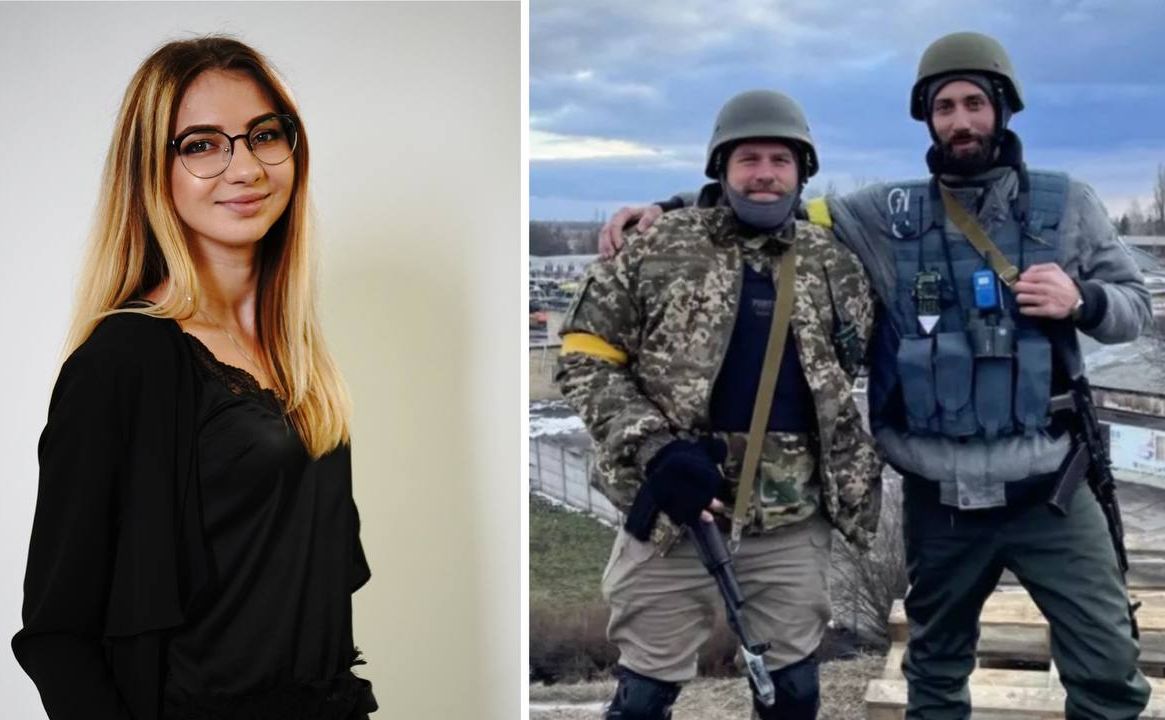 Режисерка Марія Мага та її актори-захисники. Колаж: Даша Гришина