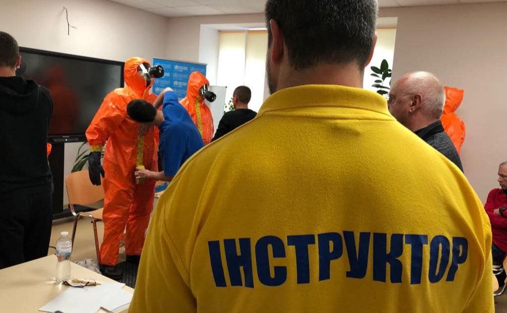 Фахівці Всесвітньої організації охорони здоров’я провели тренінг для київських медиків. Фото: ДОЗ