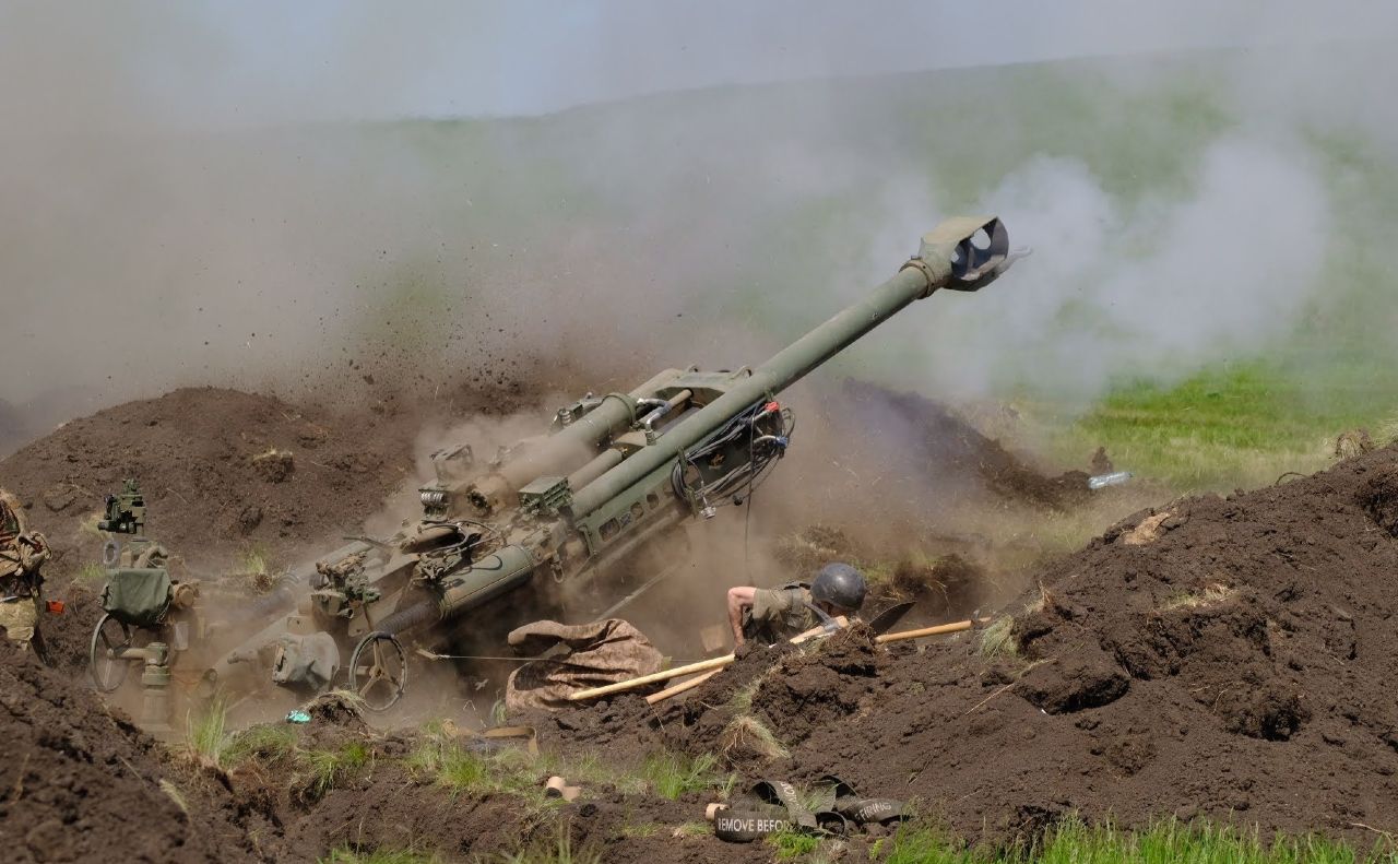 Артилерія стримує ворога. Фото: Генштаб ЗСУ