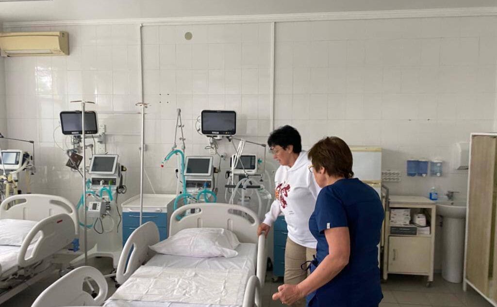 У новій реанімації в Боярці є 10 апаратів ШВЛ. Фото: фб КОДА