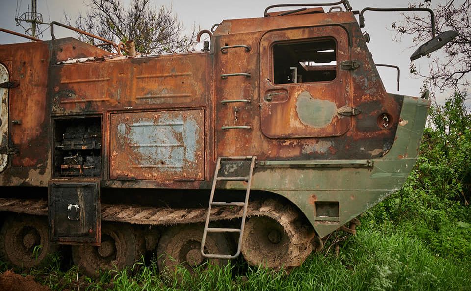 Спалена техніка ворога. Фото: Генштаб ЗСУ