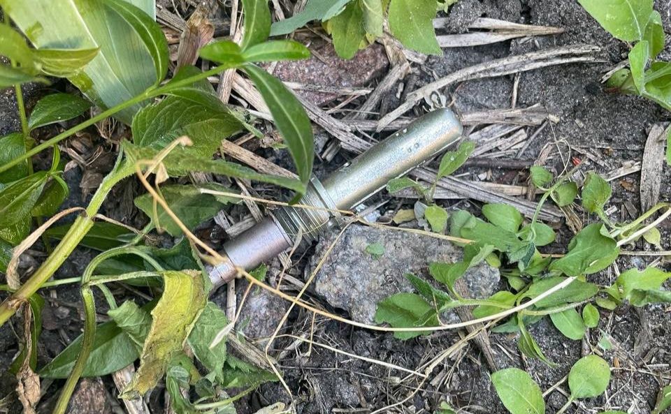 Той самий запал до ручної гранати, який здетонував. Фото патрульна поліція Києва