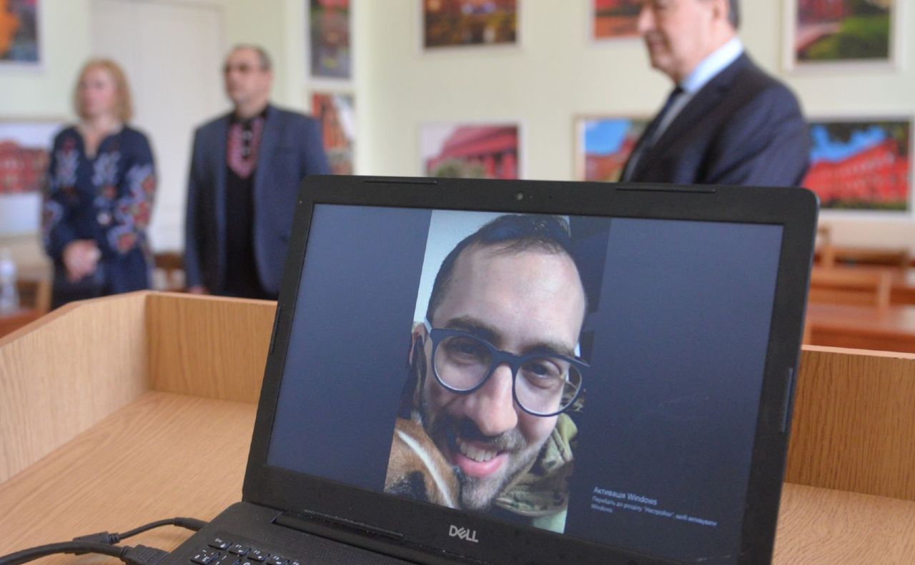 Аудиторію назвали на честь захисника Маріуполя. Фото: КНУ ім. Т.Г. Шевченка