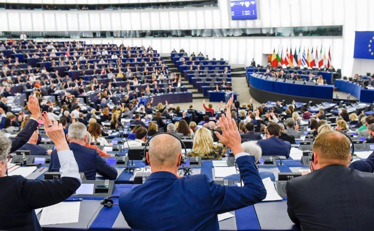 Голосування у Європарламенті. Фото: з відкритих джерел