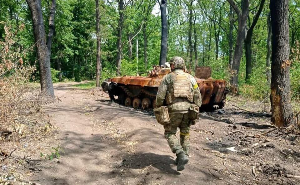ЗСУ нищать ворожу техніку. Фото: Генштаб ЗСУ