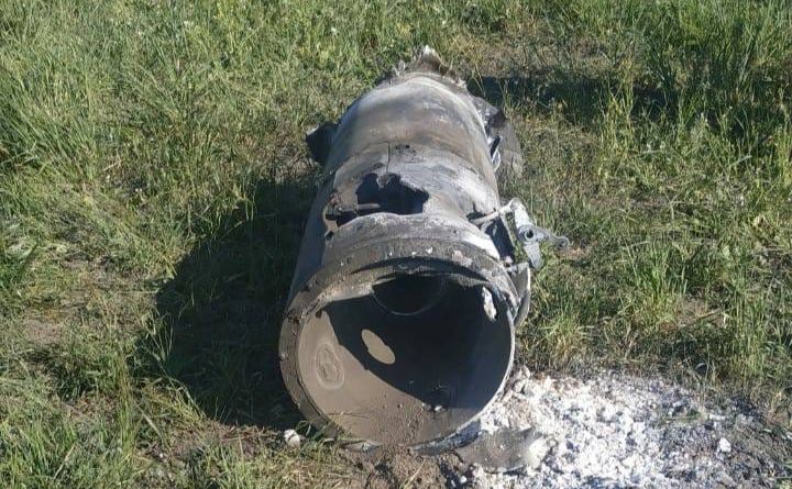 Залишки збитої Х-22, яку знищили в південному регіоні. Фото: фейсбук 101 ОБрО ГШ ЗСУ ім.Воробйова
