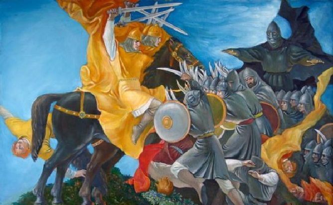 Одна із картин художника Миколи Данченка. Фото з відкритих джерел.