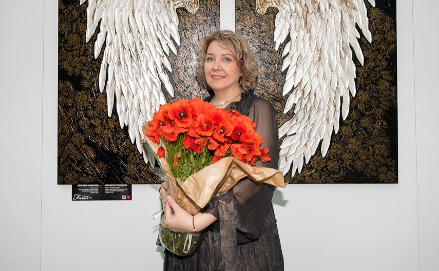 Художниця Оксана Фурса. Фото: Володимир Ануфрієв