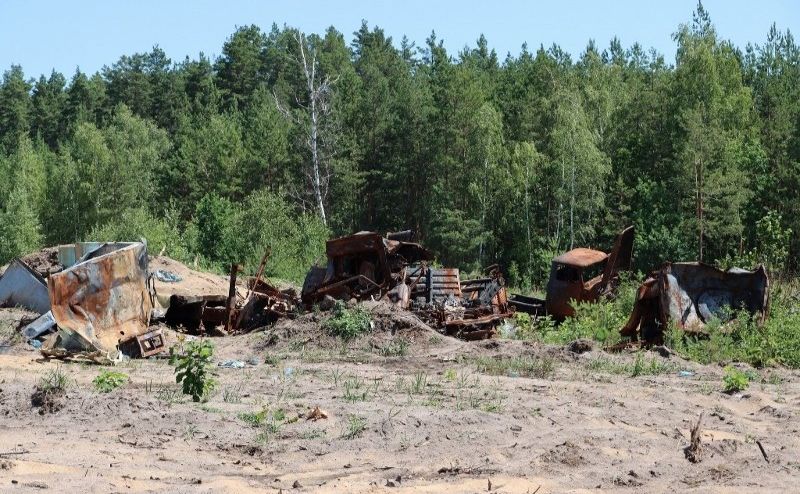 Знищена техніка ворога. Фото від Генштабу ЗСУ