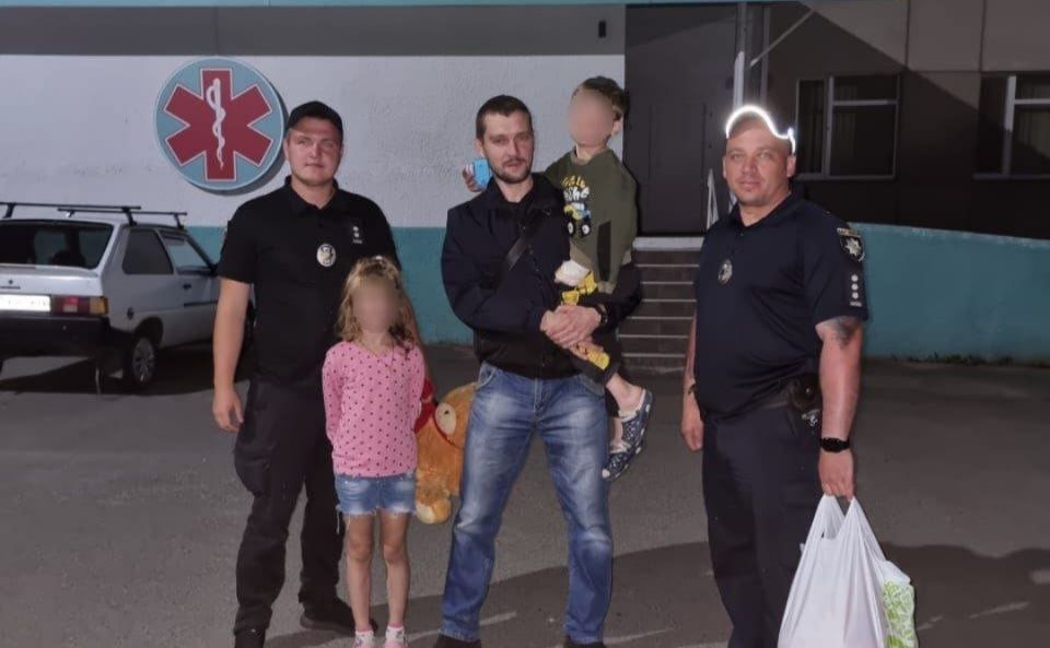 На Вишгородщині небайдужі люди повідомили про недогляд за дітьми. Фото: Поліція Київської області