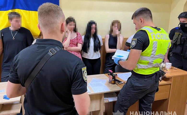 Під час затримання. Фото: Національна поліція