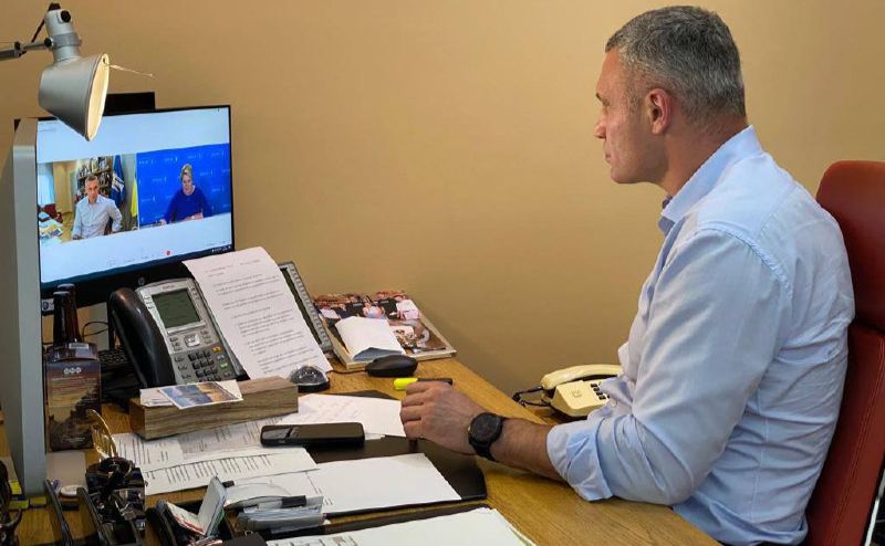 Мер Києва подякував Німеччині за допомогу. Фото: Telegram/Віталій Кличко