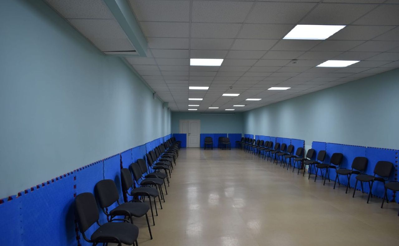 Сховища на час тривоги для школярів у Оболонському районі в Києві. Фото: Оболонська РДА
