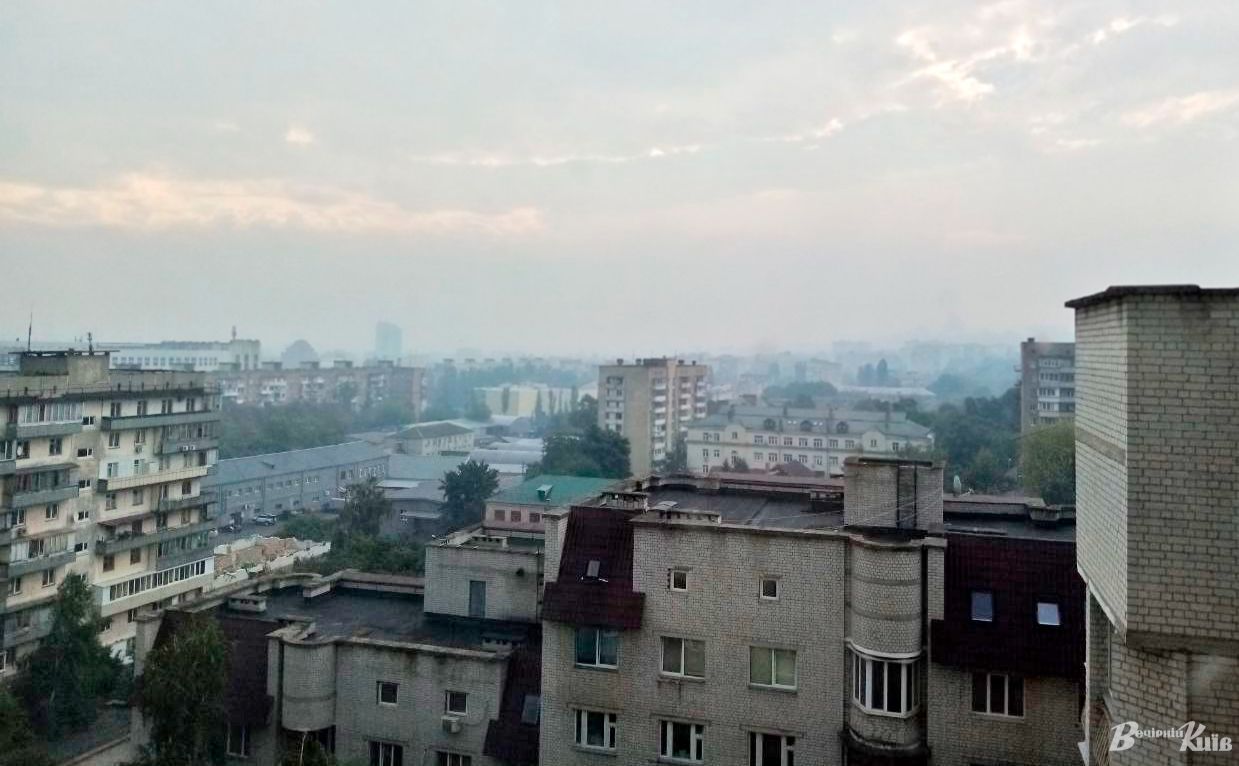 Задимлення у Києві. Фото: Катерина Новосвітня