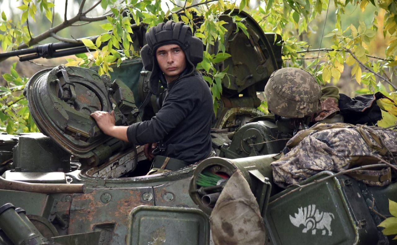 Український танкіст на східному фронті. Фото: Генштаб ЗСУ