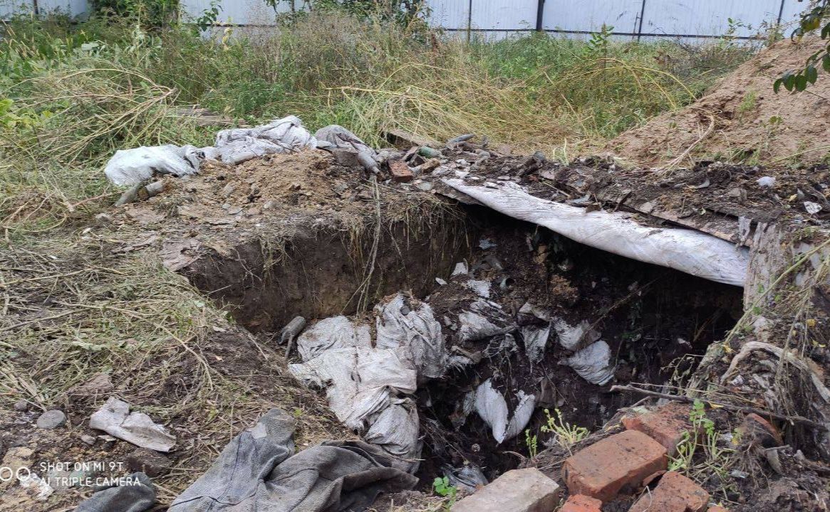 Поховання двох вбитих працівників на Вишгородщині. Фото: тк А.Нєбитов