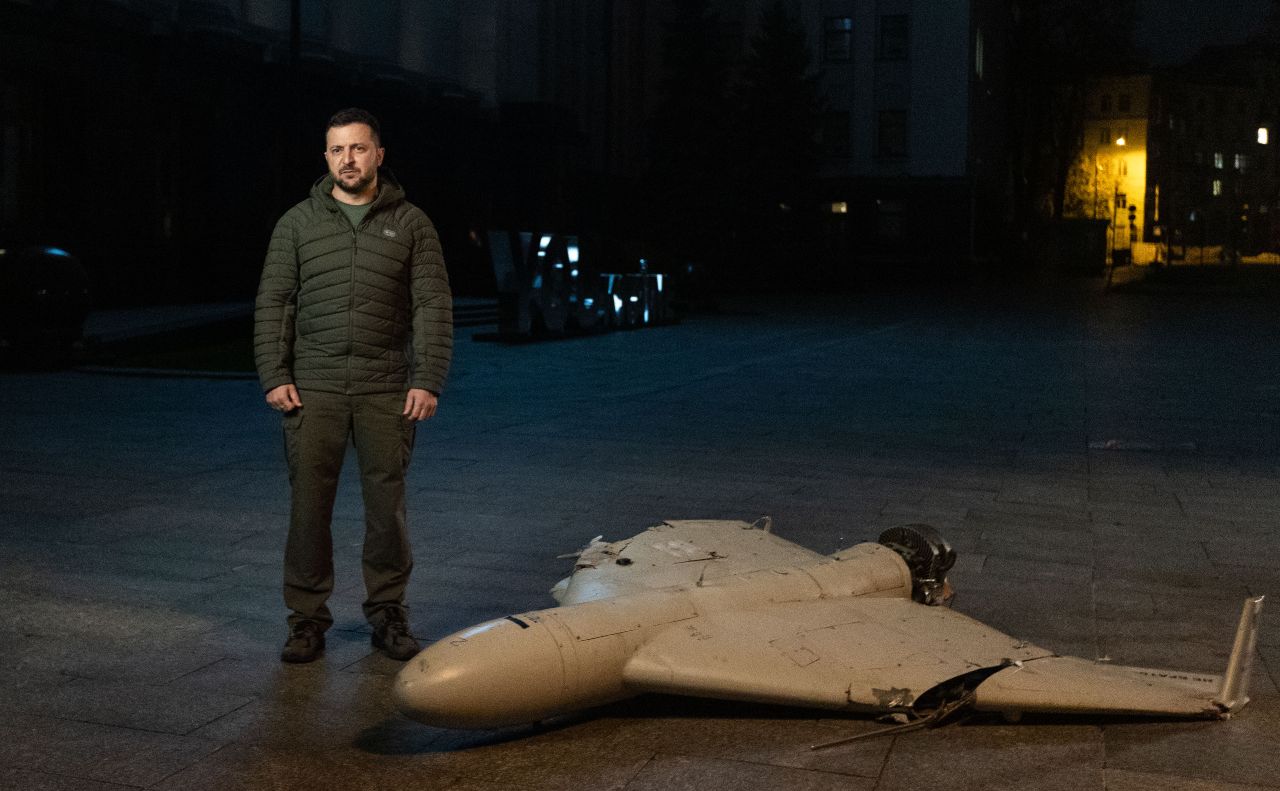 В.Зеленський звернувся з нагоди звільнення України від фашистів у ніч на 28 жовтня. Фото: Офіс Президента