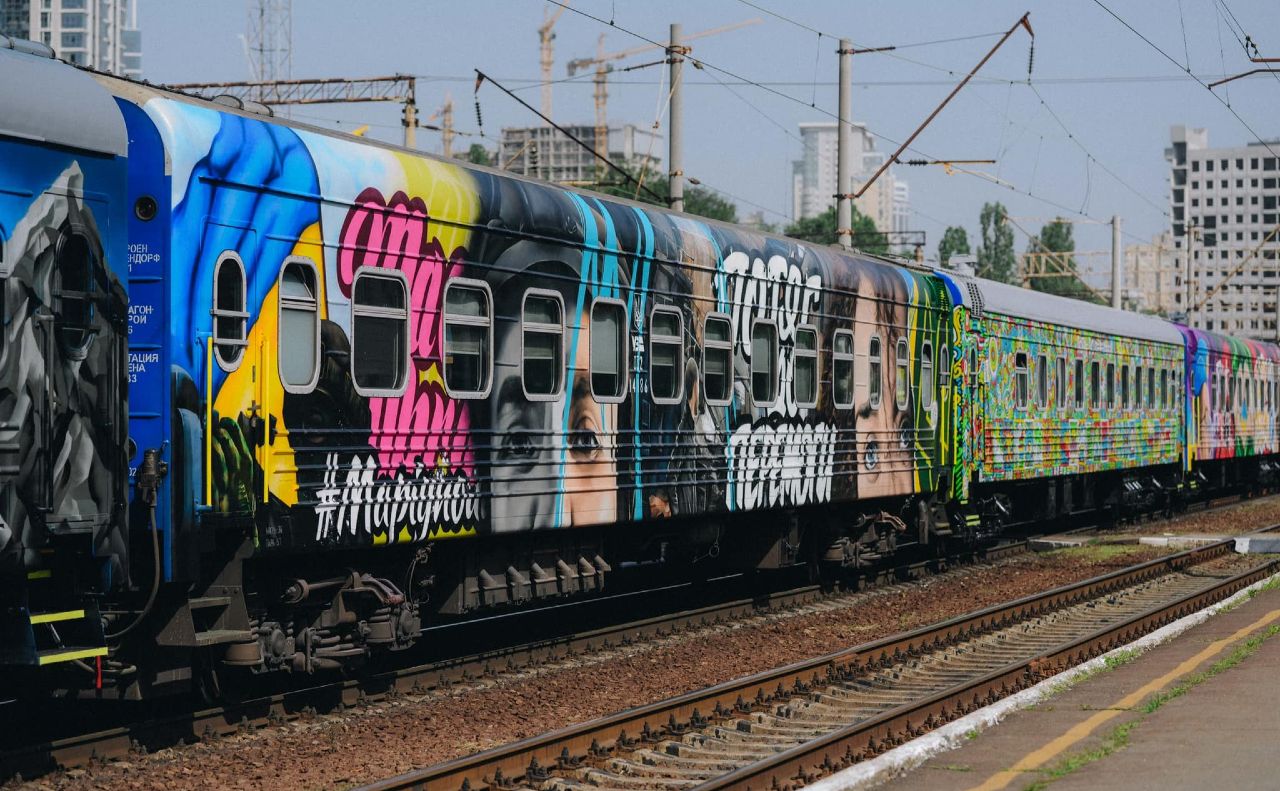 «Потяг до Перемоги». Фото: фейсбук Укрзалізниці