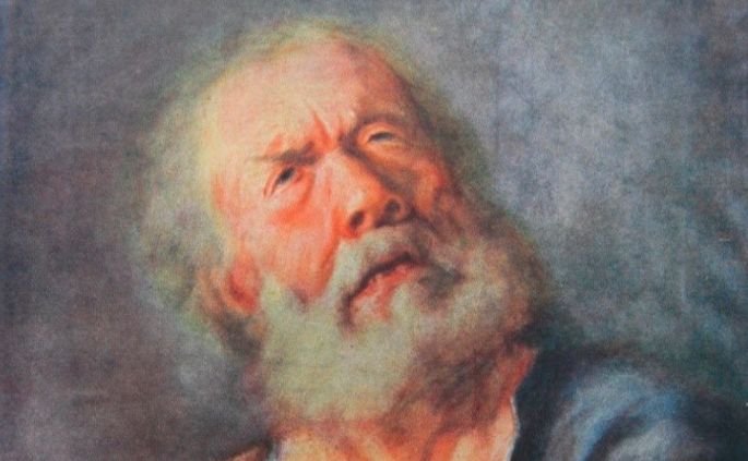 Лука Долинський «Портрет старого чоловіка». Фото з відкритих джерел