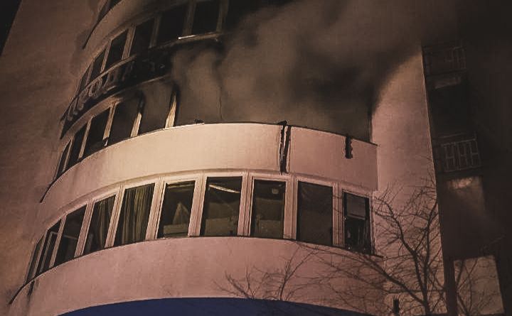 Столичні пожежники ліквідували загоряння у квартирі. Фото: ГУ ДСНС у м.Києві