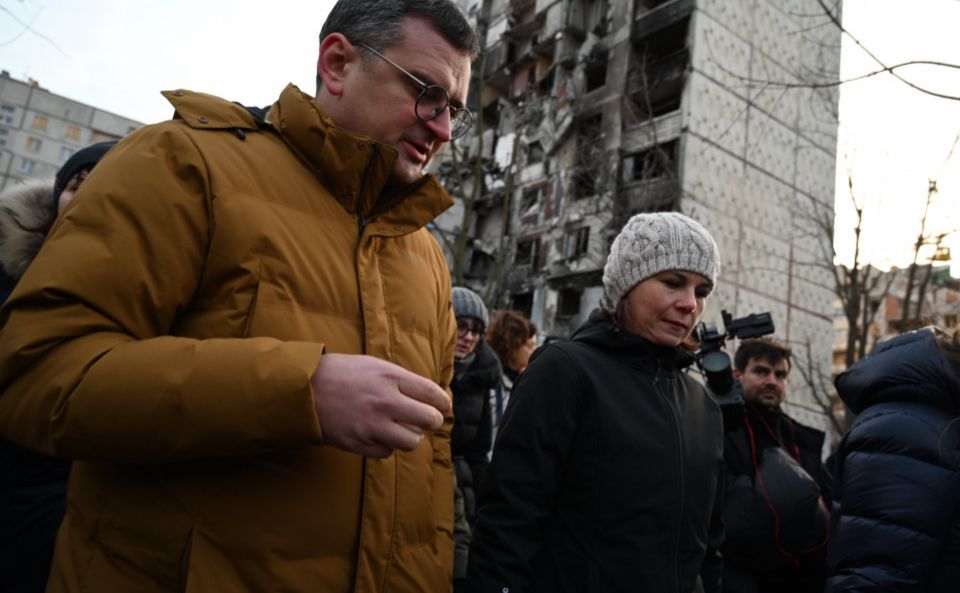 Анналена Бербок і Дмитро Кулеба Фото: твіттер Дмитра Кулеби