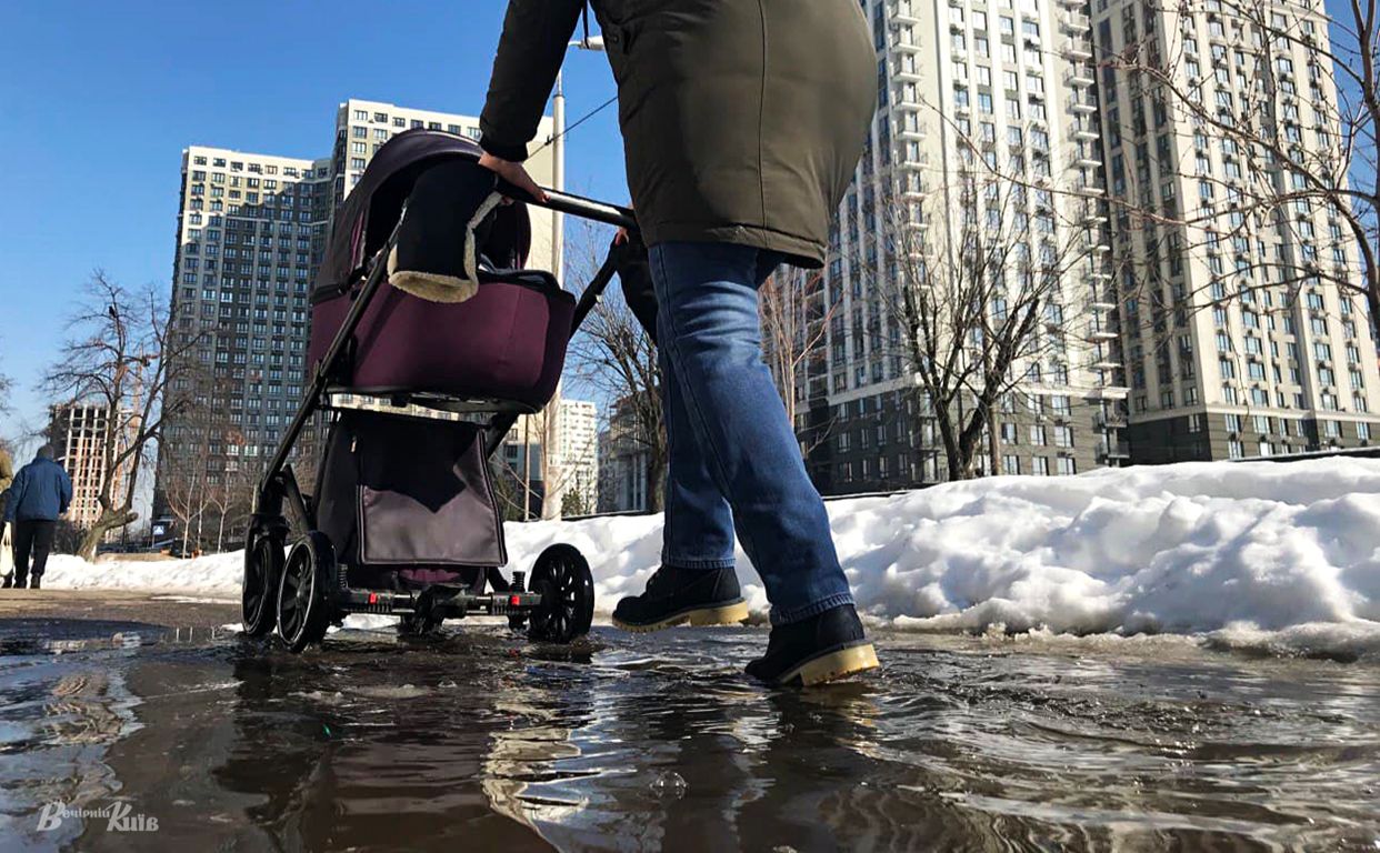 Відлига у столиці. Фото: Борис Корпусенко