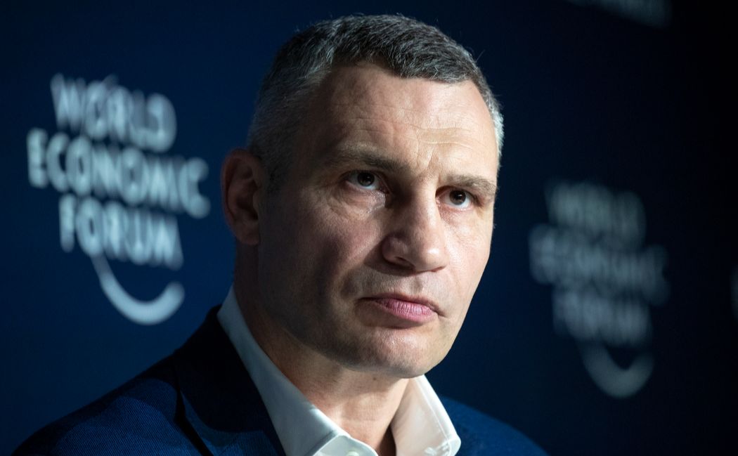 Віталій Кличко під час форуму у Давосі у травні 2022-го. Фото: КМДА