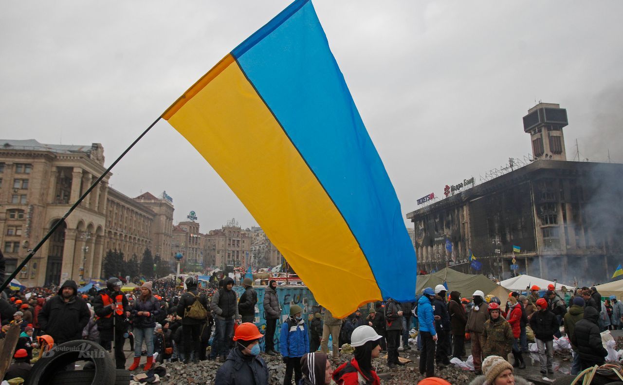 Майдан Незалежності під час Революції Гідності. Фото: Борис Корпусенко