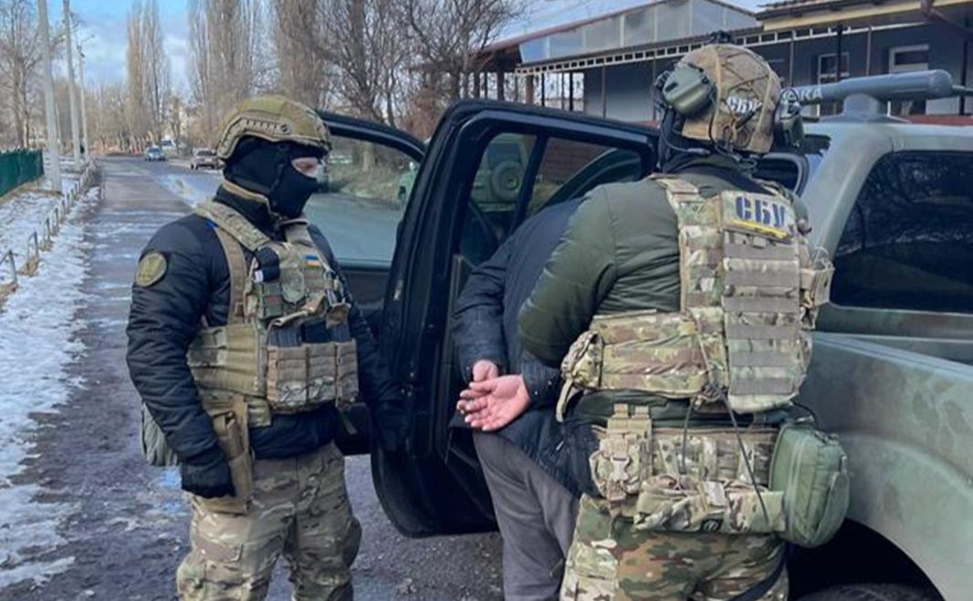 Російського агента затримали в ході спецоперації. Фото: СБУ