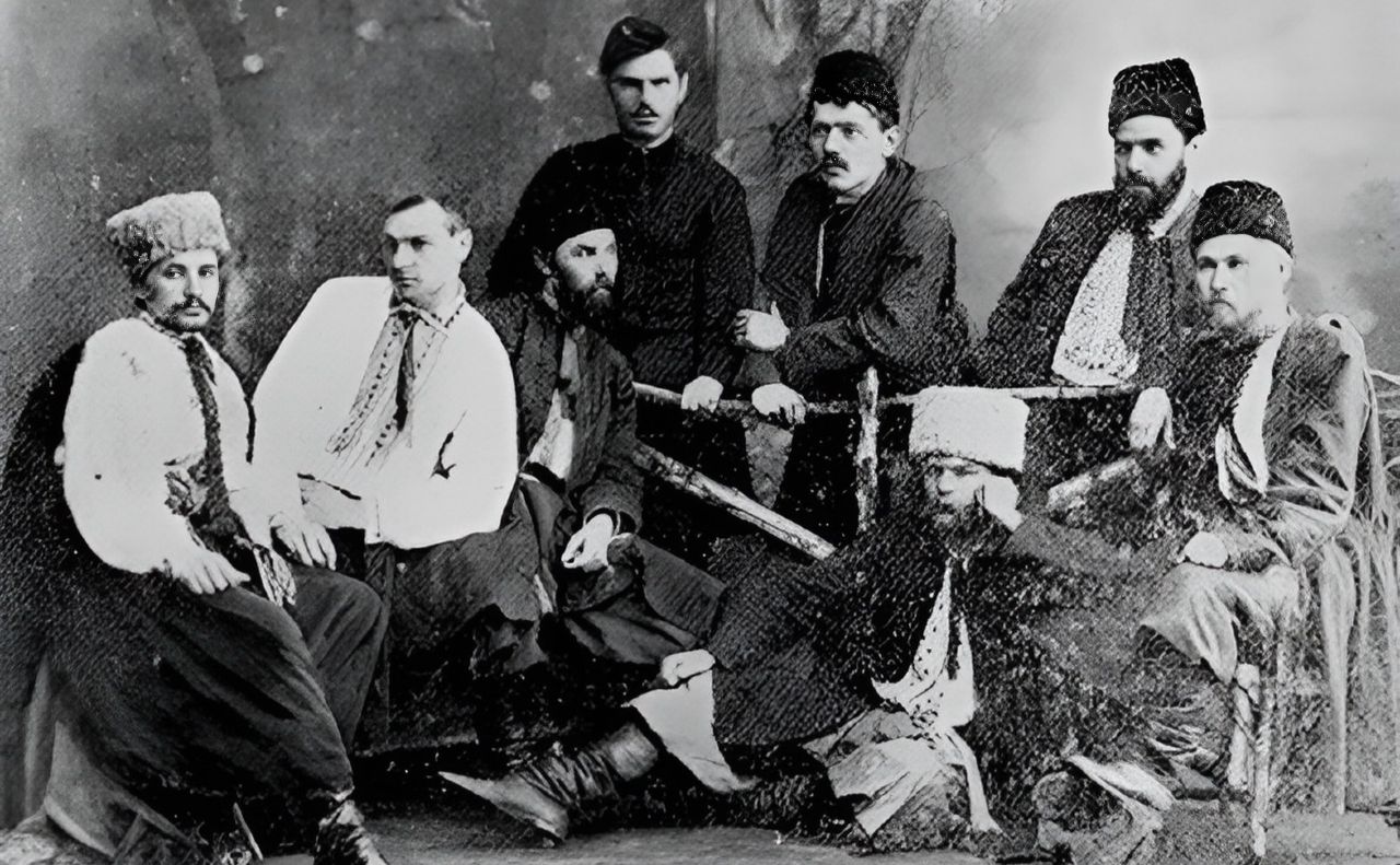Учасники таємної організації у Харкові у 1891 році. Фото: Вікіпедія