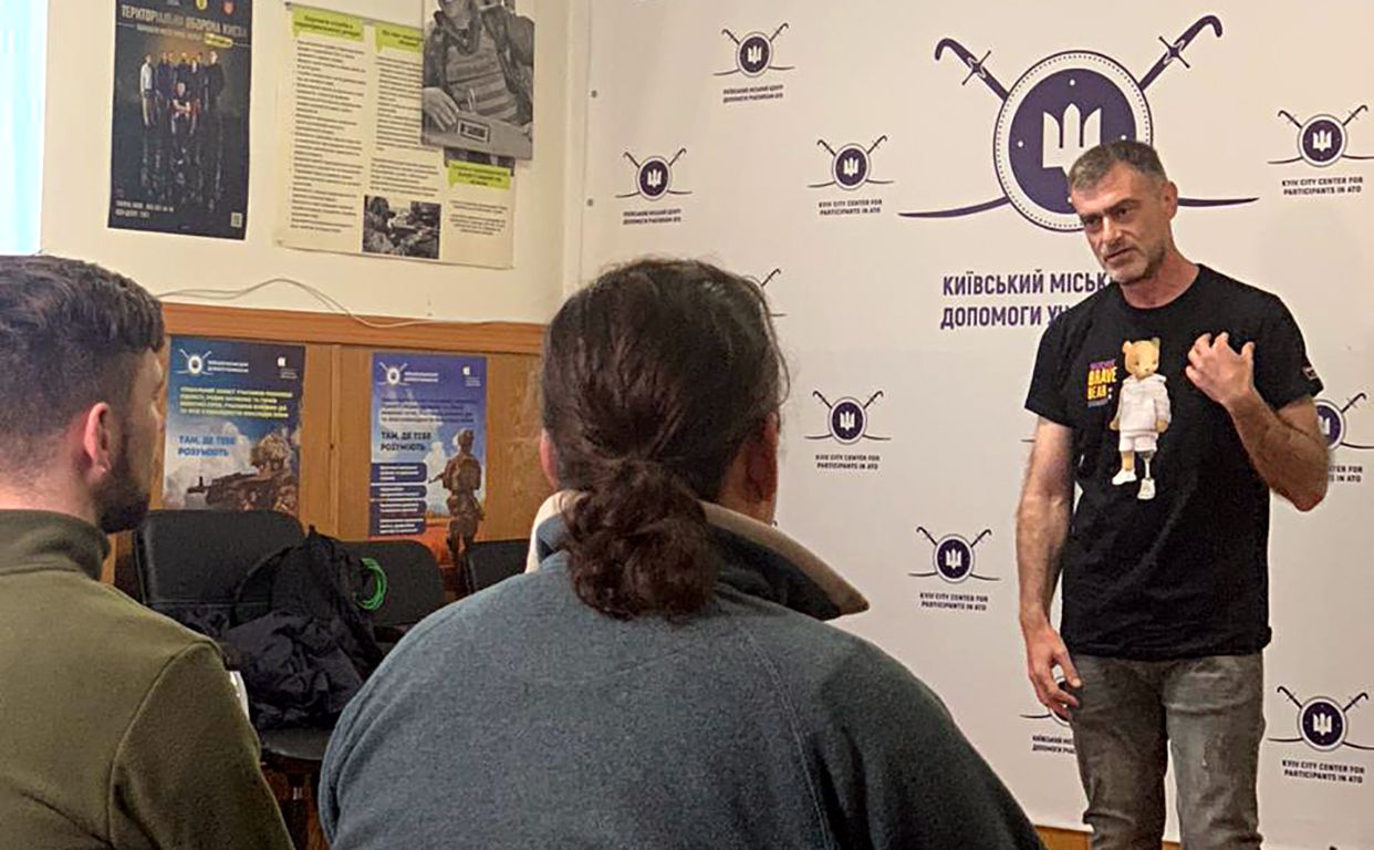 Про особливості реабілітації та реінтеграції розповів Борис Сигал. Фото: фб-сторінка Марини Хонди