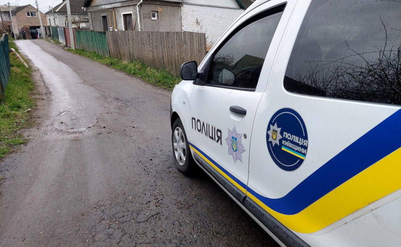 На місці події працюють поліцейські. Фото: Поліція Київської області