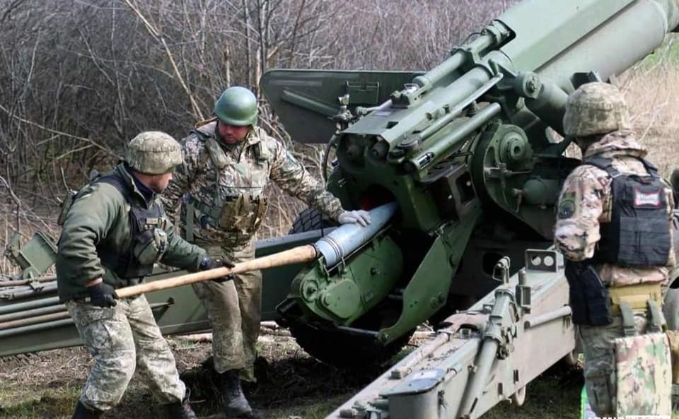 Українські гармати б’ють ворога. Фото: Генштаб