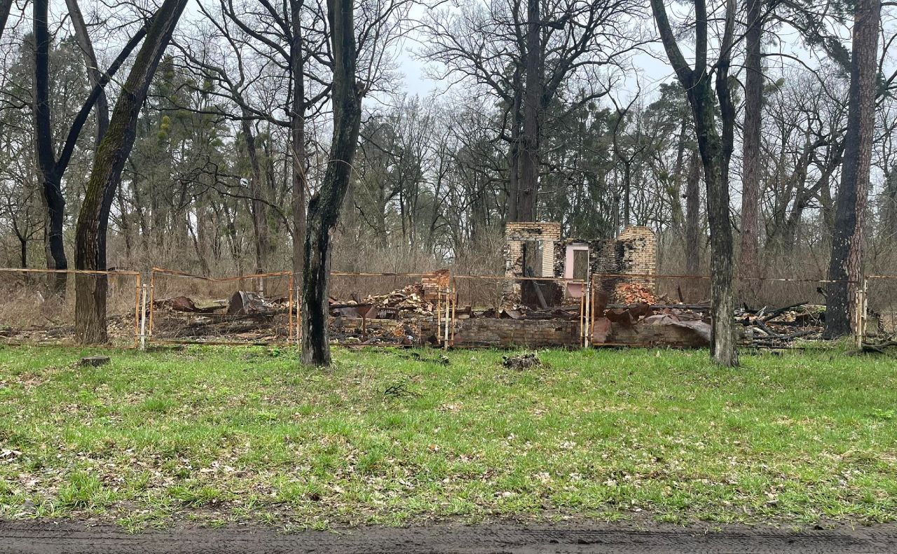 Руїни на місці старовинної дачі виявив краєзнаіець Антон Короб. Фото: Антон Короб