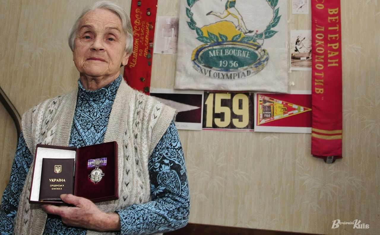 Віра Крепкіна у 2015 році отримала орден княгині Ольги ІІІ ступеню. Архівне фото: Олексій Іванов