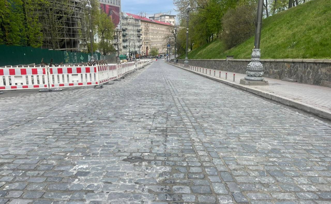 На вулиці Грушевського. Фото зі сторінки мера у Facebook