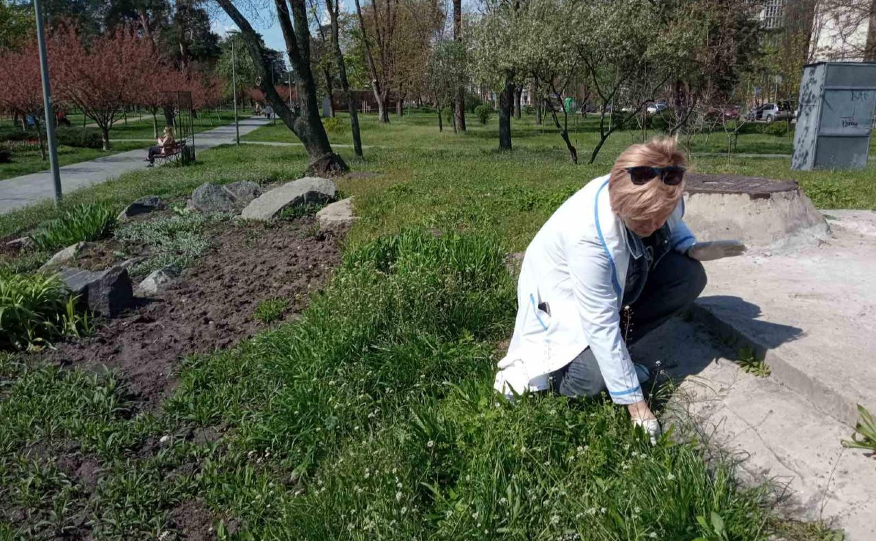 На Троєщині травлять гризунів у парках та скверах. Фото: Деснянська РДА