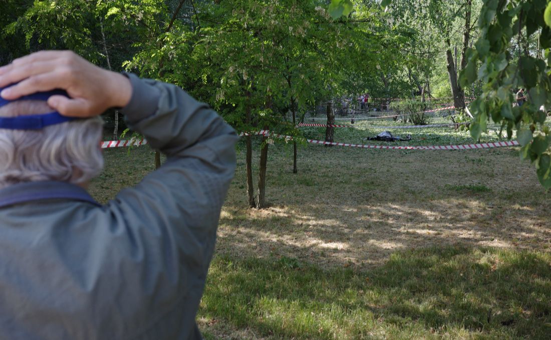 Наслідки нічного обстрілу столиці Фото: КМДА