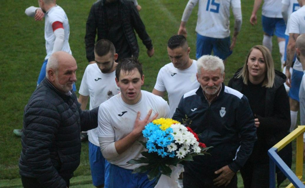 Український футболіст Микола Жидков. Фото з фейсбуку «Wegrzcanka».