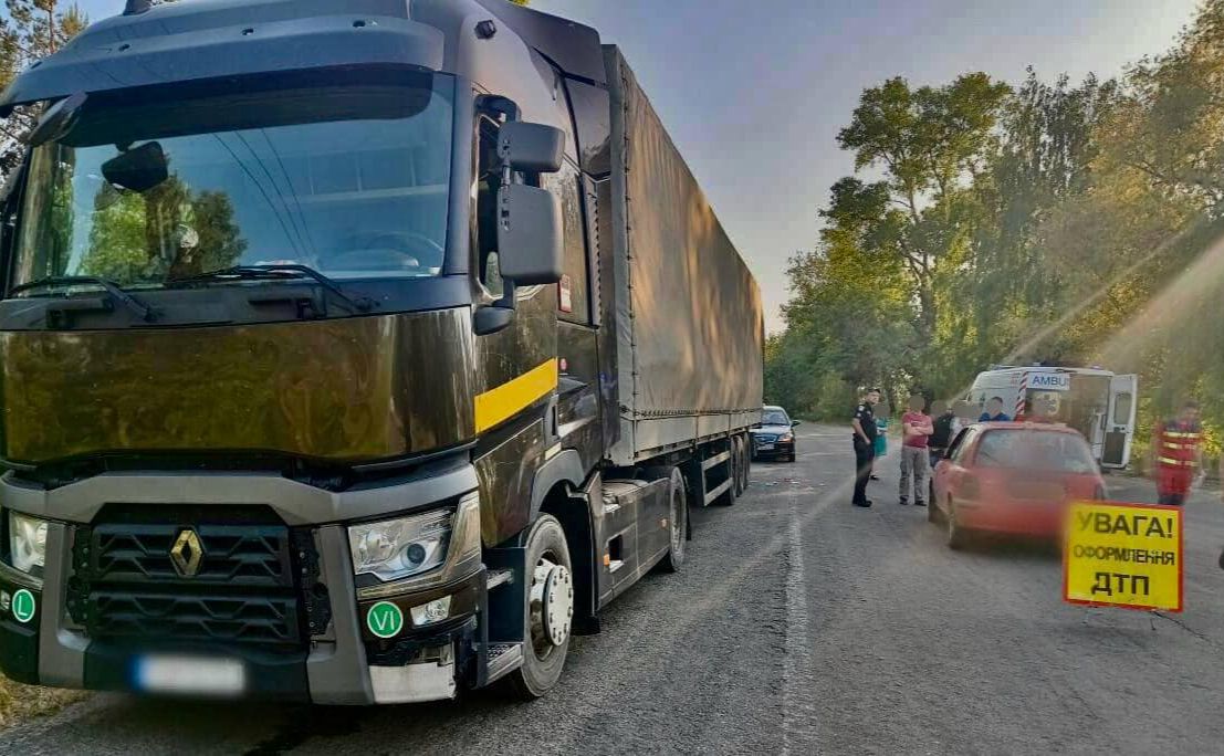 ДТП поблизу села Гавронщина на Київщині. Фото: поліція Київщини