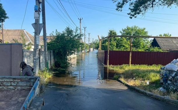 Наслідки затоплення в Херсонській області. Фото: телеграм-канал Херсонської міськради