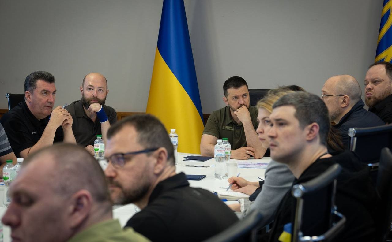 За словами Президента, у зоні підтоплення близько 80 населених пунктів. Фото: пресслужба Зеленського