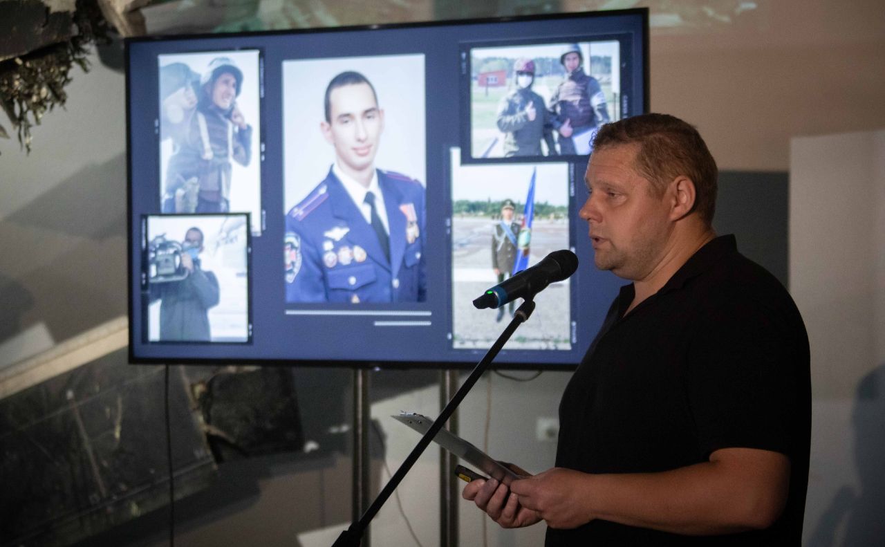 Пам’ятний захід на честь Героя України Богдана Карватка. Фото: Національній музей історії України у ІІ Світовій війні
