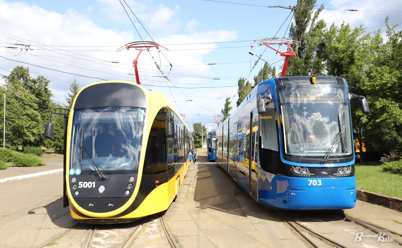 Оновлені київські трамваї з кондиціонерами. Фото: Олексій Самсонов