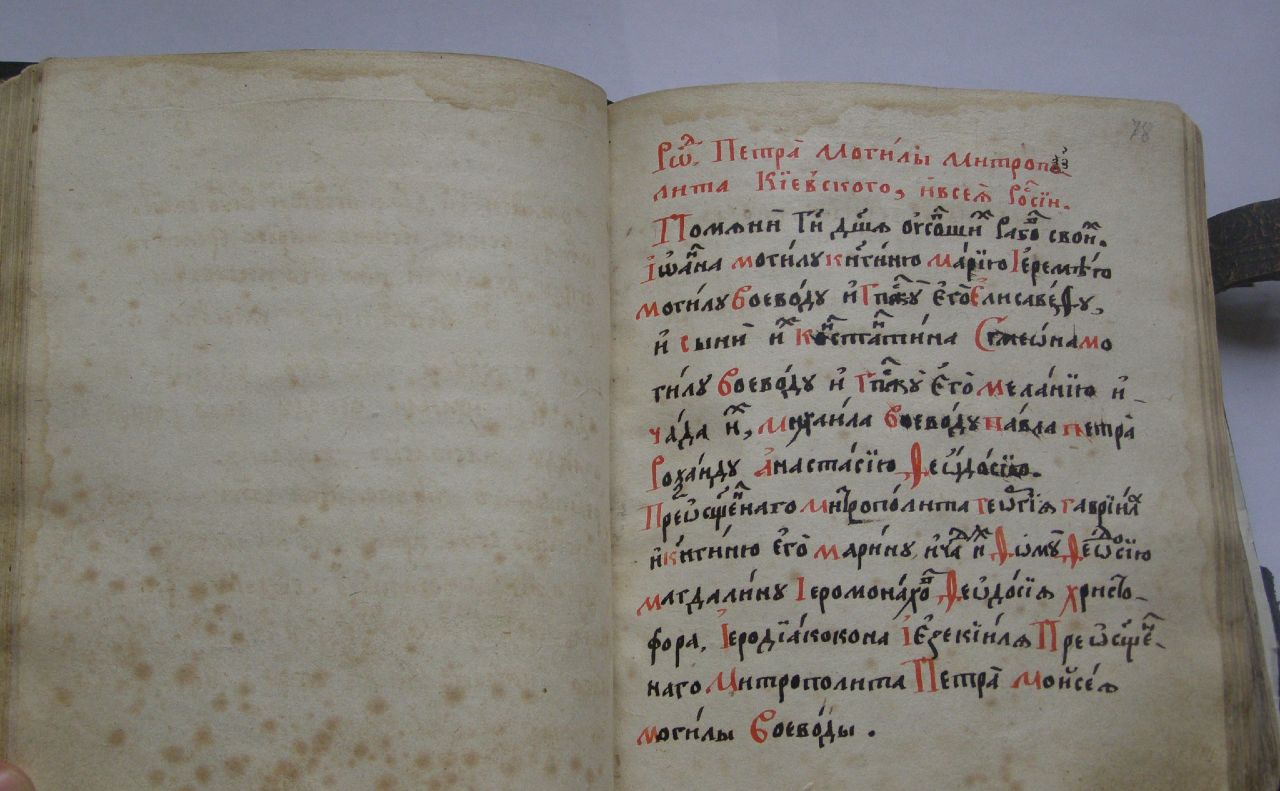 Старовинний пом’яник Межигірського монастиря. Фото: Тарас Чухлібманцер