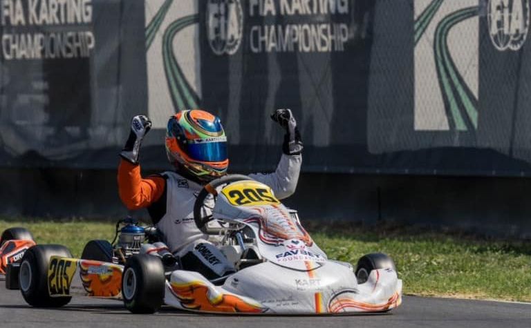 Спортсмен переміг у фінальниїх змаганнях на італійському треку Cremona Circuit. Фото з відкритих джерел