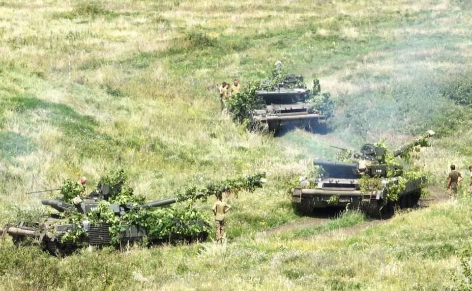 Танковий підрозділ на східному напрямку фронту. Фото: Генштаб