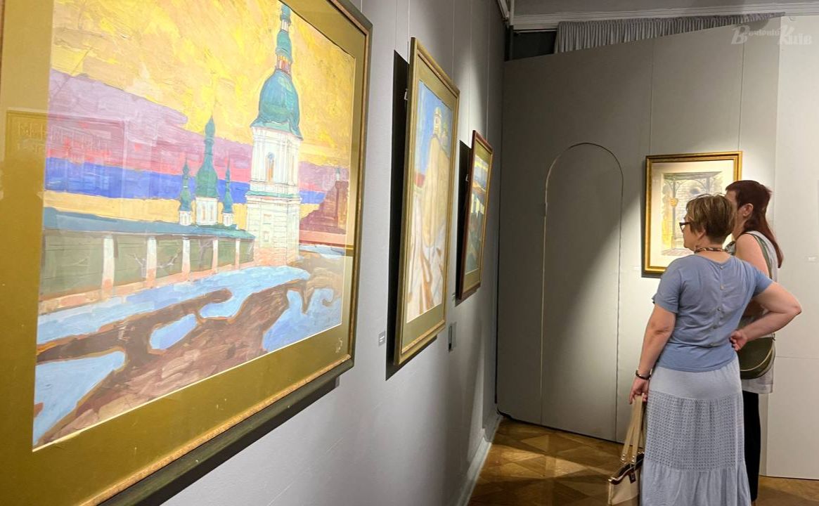 Аркадій Зернецький змальовував стародавнє місто. Фото авторки