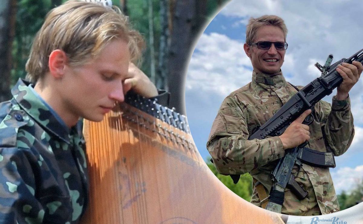 Данило Мельник — музикант і воїн. Колаж: Валентина Туз