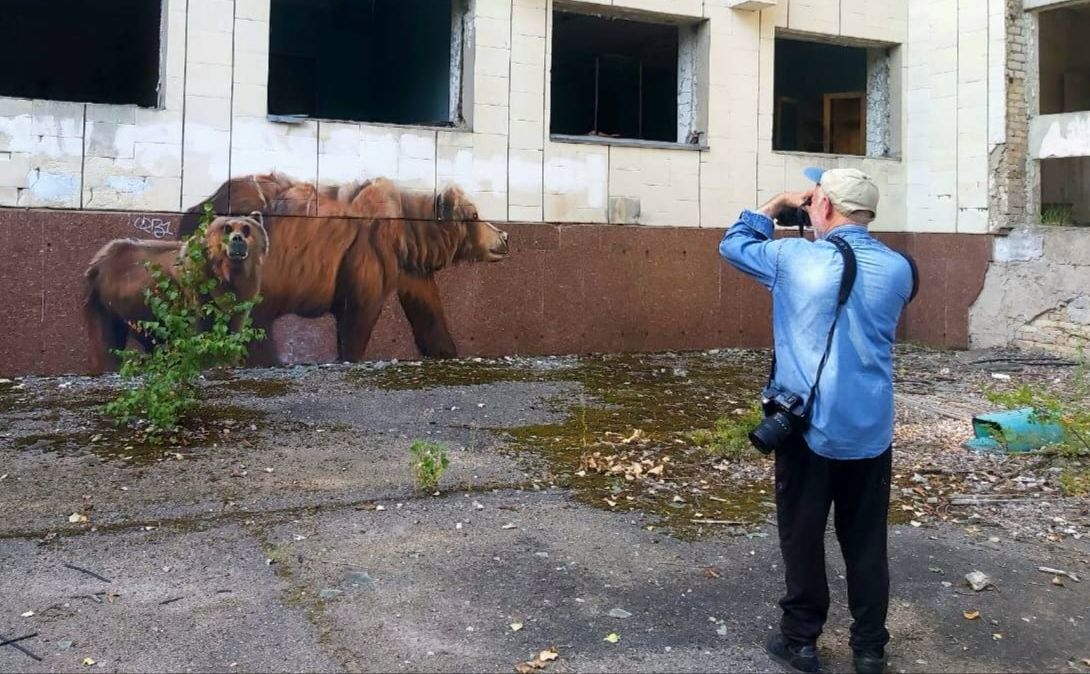 Стів МакКаррі у зоні відчуження. Фото: ДАЗВ